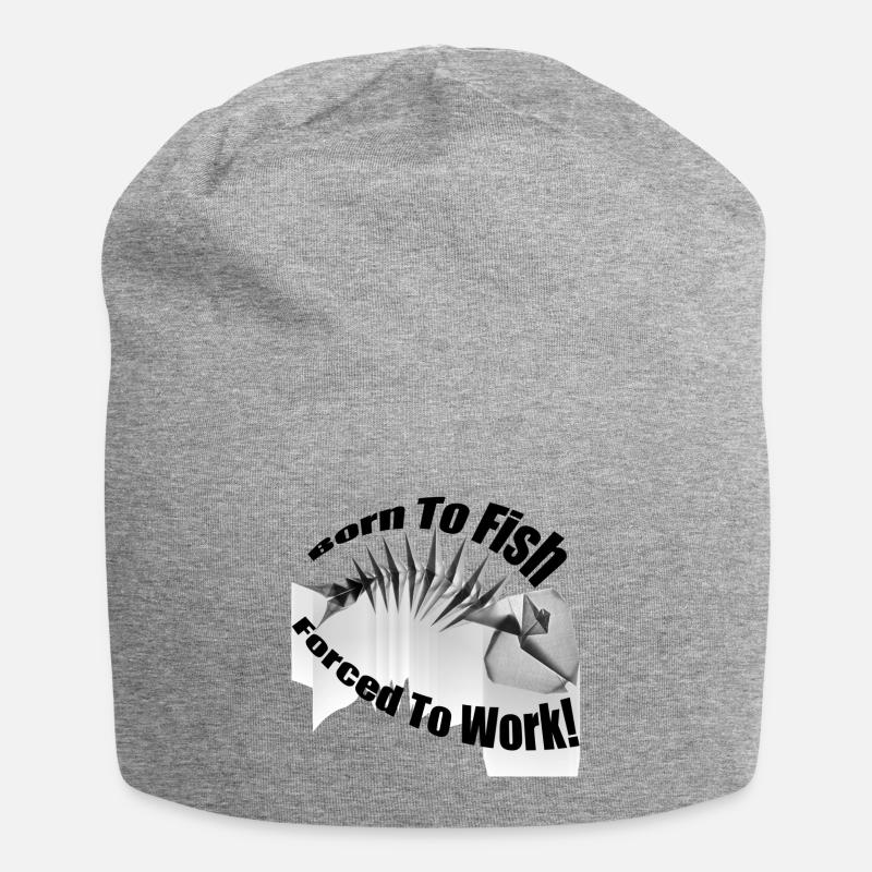 Fish - Jersey Beanie - heather grey