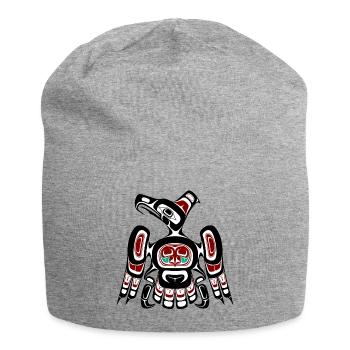 Côte nord-ouest du Pacifique Kaigani Thunderbird - Bonnet en jersey - gris chiné - Devant