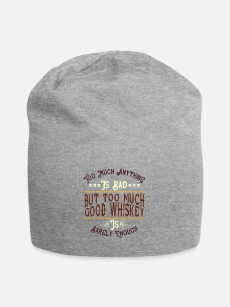 GOOD WHISKEY - Jersey-Beanie - Grau meliert