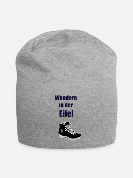 Wandern in der Eifel , Eifel Edition shirt , - Jersey-Beanie - Grau meliert