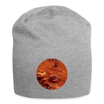 MARS PLANET - Jersey-Beanie - Grau meliert - Vorne