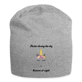Arzt Doctor Unicorn - Jersey Beanie - heather grey - Front