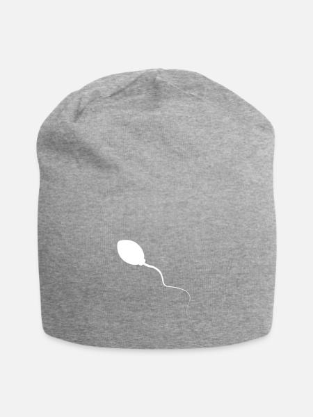 Spermium - Jersey-Beanie - Grau meliert
