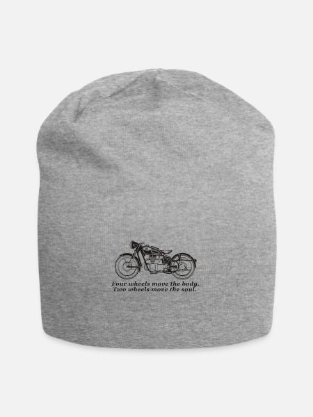 Bike motorcycle - Jersey-Beanie - Grau meliert