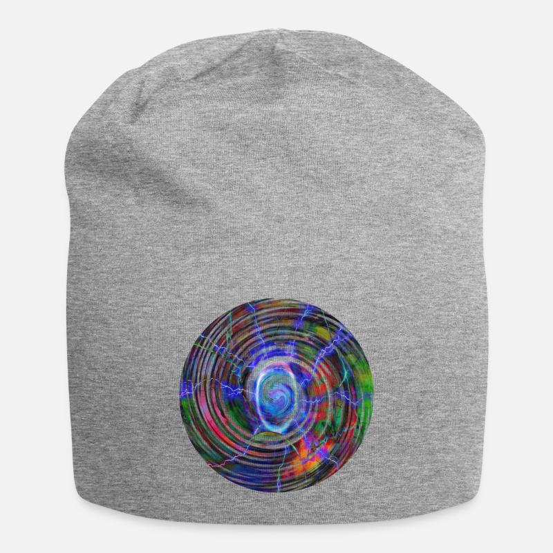 Boule de couleur éclair, boule de couleur éclair - Bonnet en jersey - gris chiné
