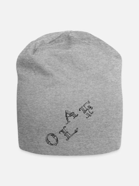 OLAF - Jersey-Beanie - Grau meliert