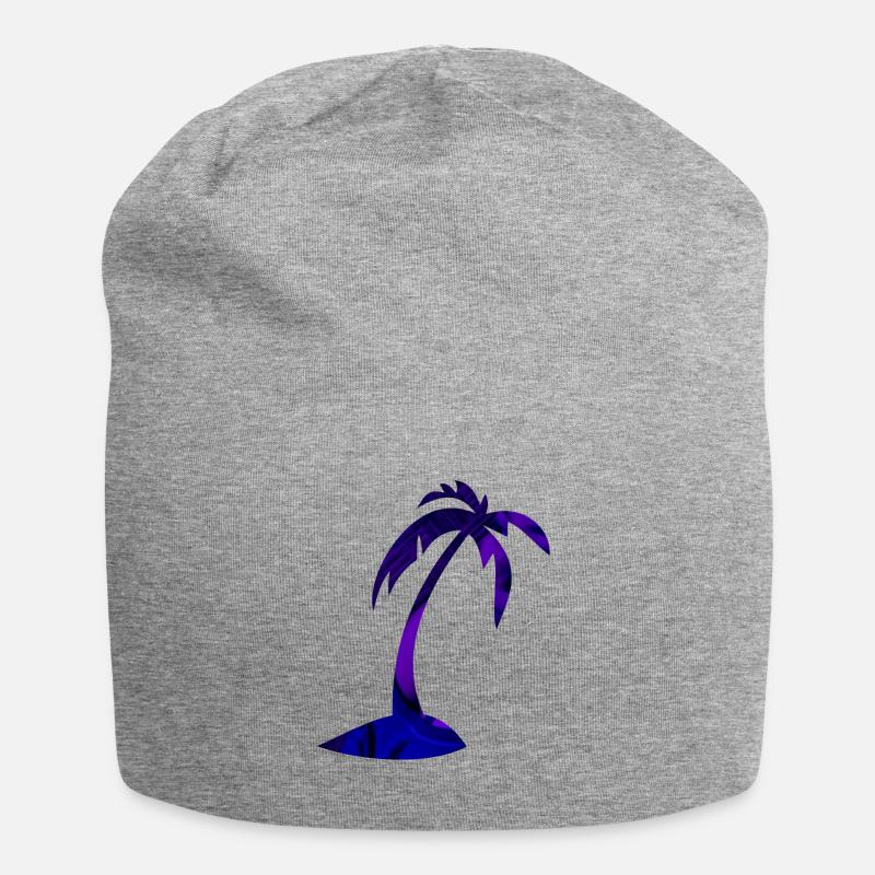 Urlaub - Jersey-Beanie - Grau meliert