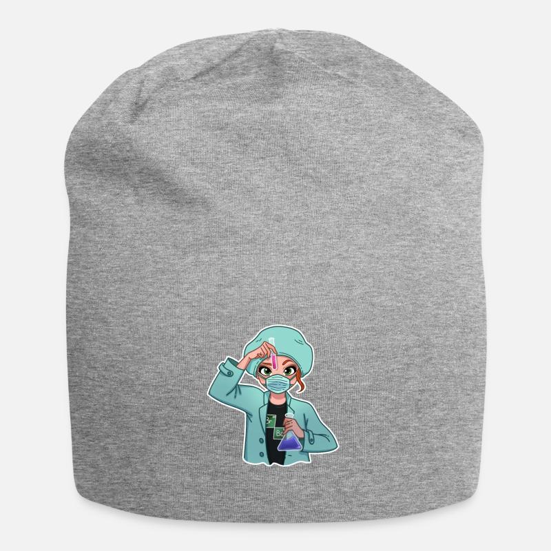 Scientist by TechPrincess - Jersey Beanie - heather grey