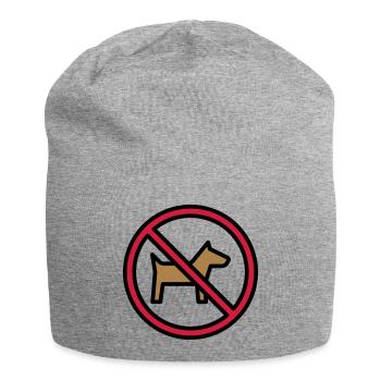 Lustige Geschenke für Katzenfreunde - Jersey-Beanie - Grau meliert - Vorne
