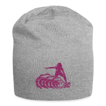 Surfer Girl - Bonnet en jersey - gris chiné - Devant