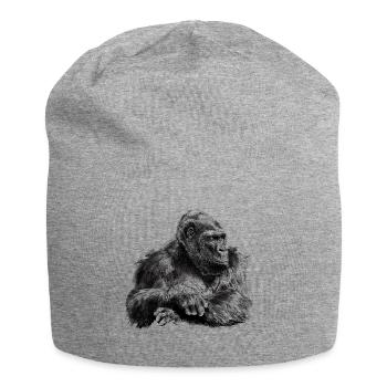gorilla - Bonnet en jersey - gris chiné - Devant