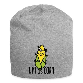 Wannabe uni-corn ( Unicorn ) - Jersey Beanie - heather grey - Front