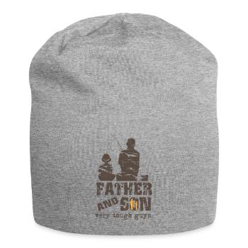 Père et fils - Bonnet en jersey - gris chiné - Devant