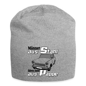  , DDR Kult , Männer aus.... (25) - Jersey-Beanie - Grau meliert - Vorne