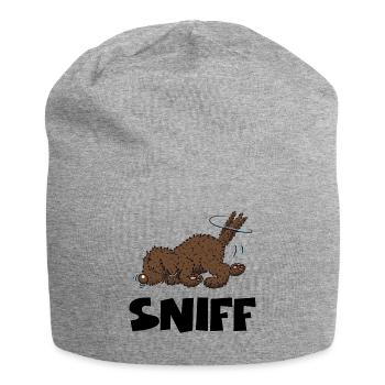 sniff1 2 - Bonnet en jersey - gris chiné - Devant
