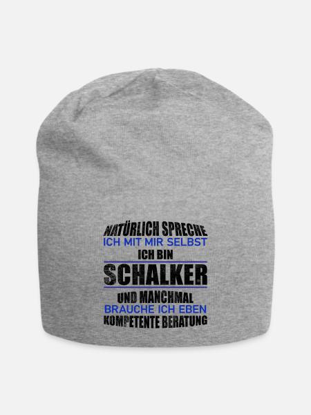 Schalker Beratung Geschenkidee - Jersey-Beanie - Grau meliert