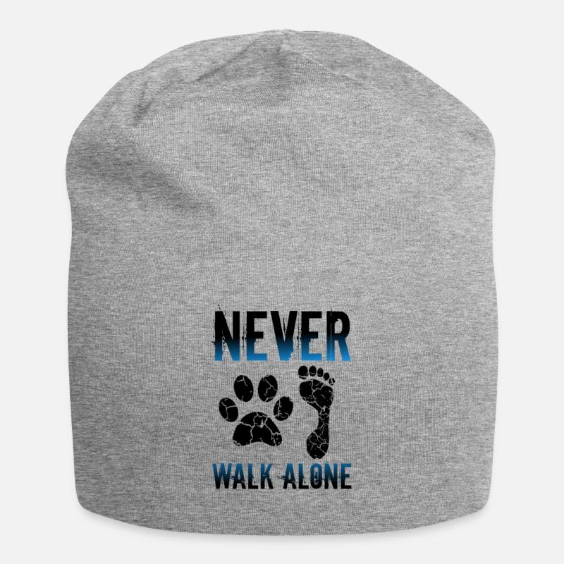Dog walking - Jersey Beanie - heather grey