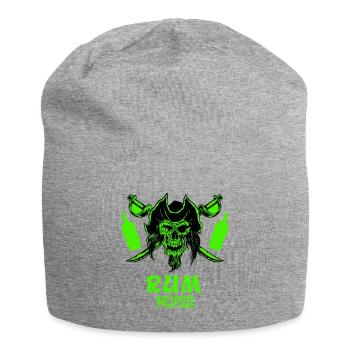Rum Flüsterer - Jersey-Beanie - Grau meliert - Vorne