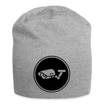 kamera symbol icon - Jersey-Beanie - Grau meliert - Vorne