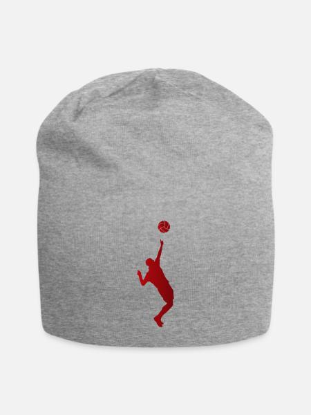 Volleyball Ball Ballsport Sport Beach Mannschaft - Jersey-Beanie - Grau meliert