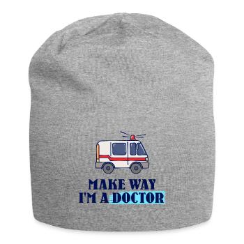 Ambulance Hospital Emergency Doctor Doctor Doctor Specialist - Jersey Beanie - heather grey - Front