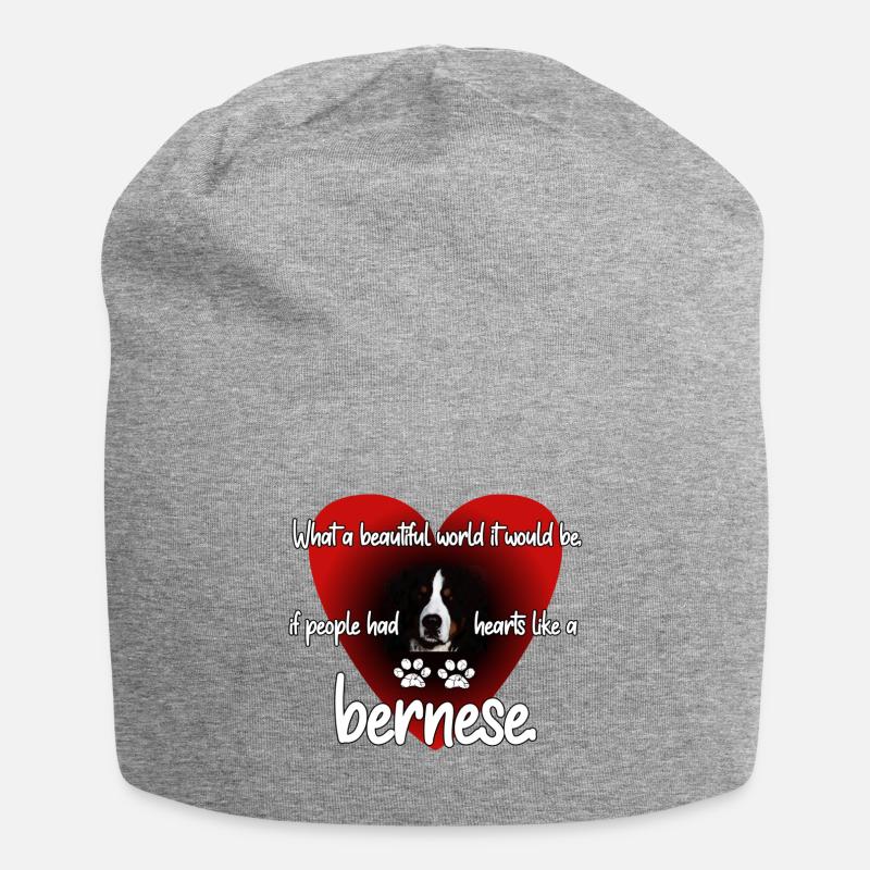 Berner - Jersey-Beanie - Grau meliert