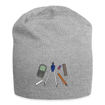 mathematics - Jersey Beanie - heather grey - Front