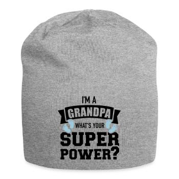 Grandfather - Jersey Beanie - heather grey - Front