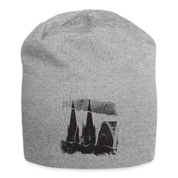 Kölner Dom Allemagne Cologne Skyline - Bonnet en jersey - gris chiné - Devant