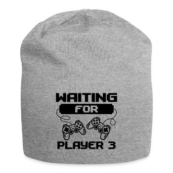 Gamer Joueur Enceinte Contrôleur Statement - Bonnet en jersey - gris chiné - Devant