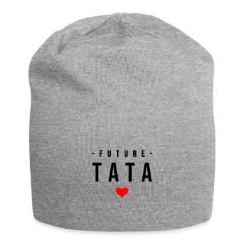 FUTURE TATA - Jersey Beanie - heather grey - Front