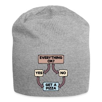 Funny Design Cooler Saying - Jersey Beanie - heather grey - Front