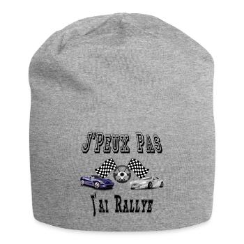 J'Peux Pas J'ai Rallye Course Sport Automobile - Bonnet en jersey - gris chiné - Devant