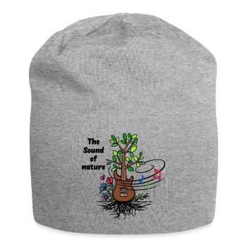 Wurzel Frischluft Natur Statement - Jersey-Beanie - Grau meliert - Vorne