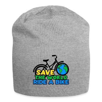 Umwelt Mutter Erde Statement Umweltschutz - Jersey-Beanie - Grau meliert - Vorne