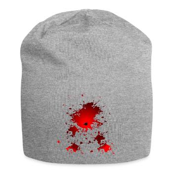HALLOWEEN COSTUME INCLUSION HOLE BLOOD - Jersey Beanie - heather grey - Front