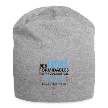Futur parrain futur frère parrain demande parrain - Bonnet en jersey - gris chiné - Devant