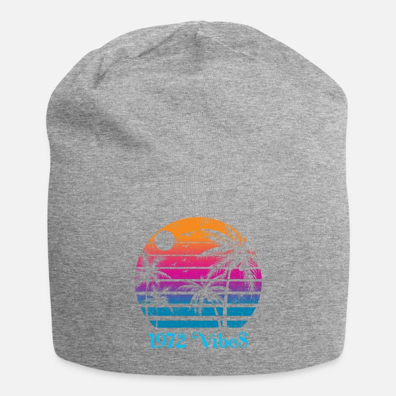 Annata (1972) - Beanie in jersey - grigio melange