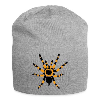 Orange Knee Tarantula - Jersey Beanie - heather grey - Front