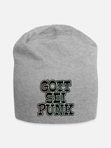 GOT SEI PUNK! - Jersey-Beanie - Grau meliert