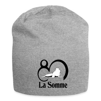 La somme - Bonnet en jersey - gris chiné - Devant