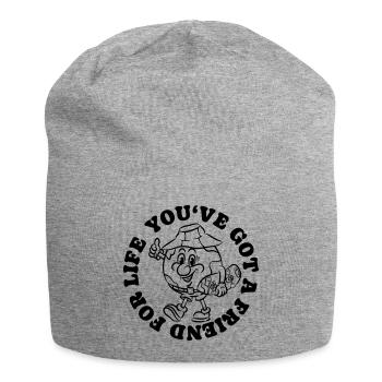 Skater Climate Protection Global Warming Earth Climate Change - Jersey Beanie - heather grey - Front