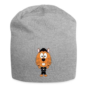 BIBER - OTTER - FESTIVAL - MUSIK - METAL - ROCK - Jersey-Beanie - Grau meliert - Vorne