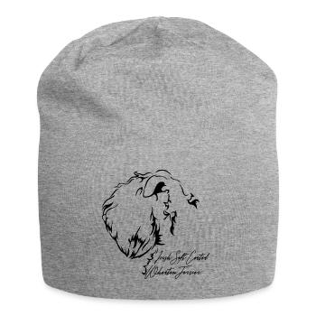 IRISH SOFT COATED WHEATEN TERRIER Profil Chiens - Bonnet en jersey - gris chiné - Devant