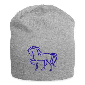 Cool Pferde Islandpferde Stute Pferdeliebe - Jersey-Beanie - Grau meliert - Vorne