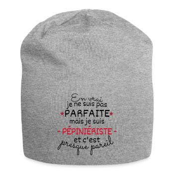 Parfaite Pépiniériste - Bonnet en jersey - gris chiné - Devant