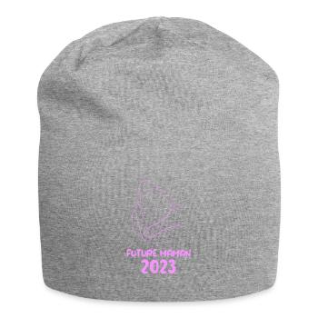 Future maman 2023 - Bonnet en jersey - gris chiné - Devant