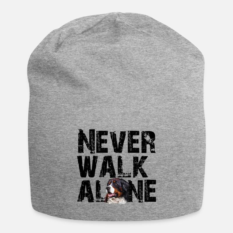 Berner Sennenhund - Jersey-Beanie - Grau meliert