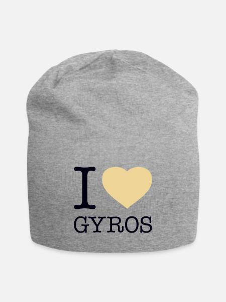 J’ADORE GYROS - Bonnet en jersey - gris chiné