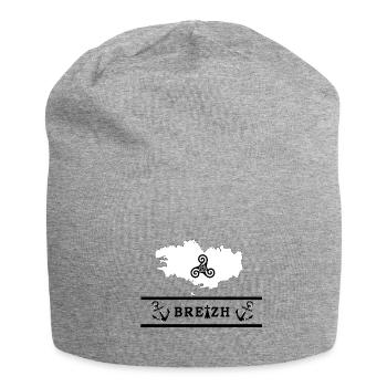 Brittany - Jersey Beanie - heather grey - Front